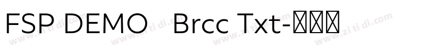 FSP DEMO   Brcc Txt字体转换